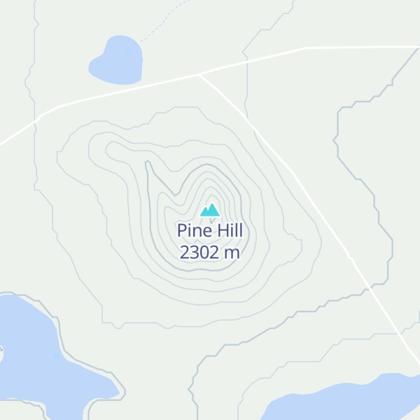 Map of Pine Hill