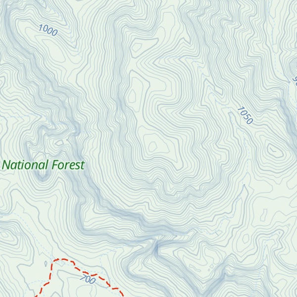 Map of Malapais Mountain
