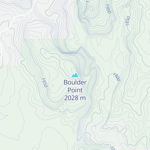Map of Boulder Point