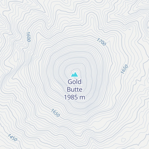 Map of Gold Butte