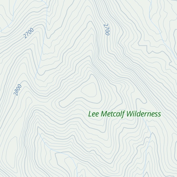 Map of Moose Butte