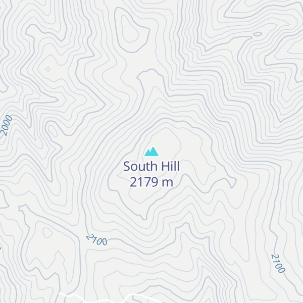 Map of South Hill