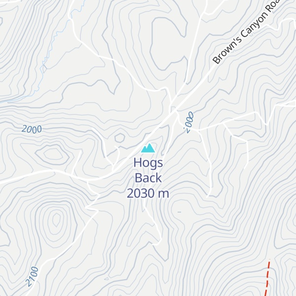 Map of Hogs Back