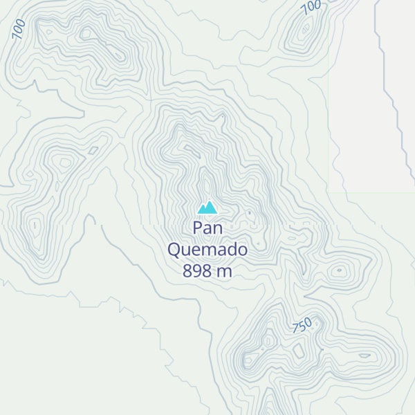 Map of Pan Quemado