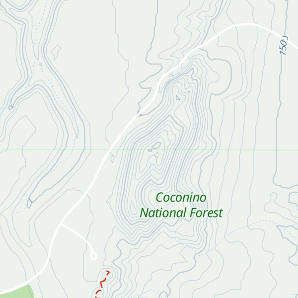 Map of Doney Mountain