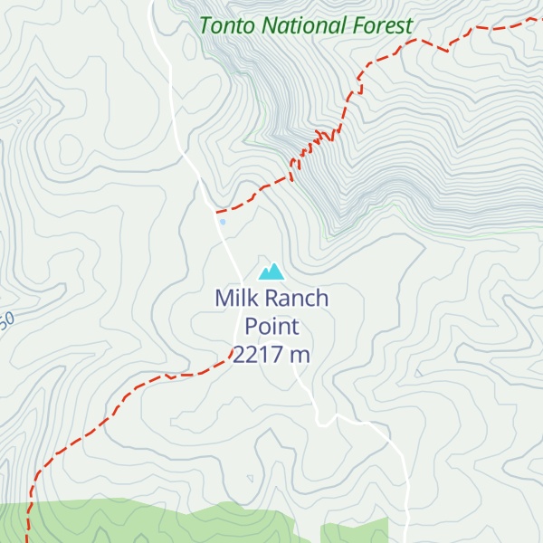 Map of Milk Ranch Point