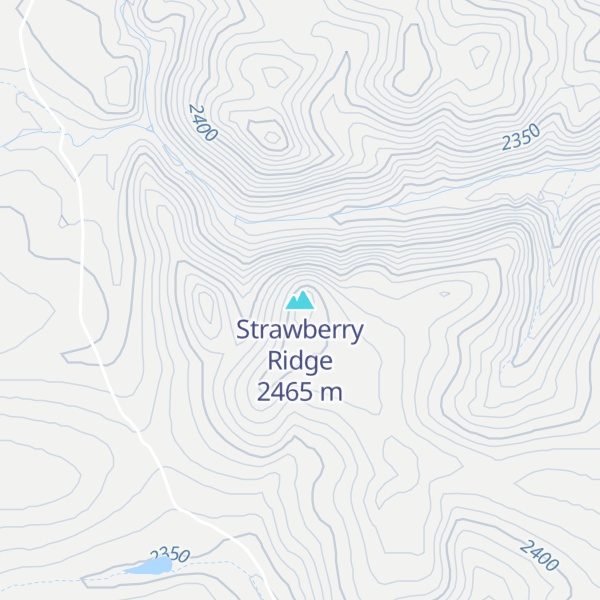 Map of Strawberry Ridge