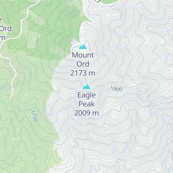 Map of Eagle Peak