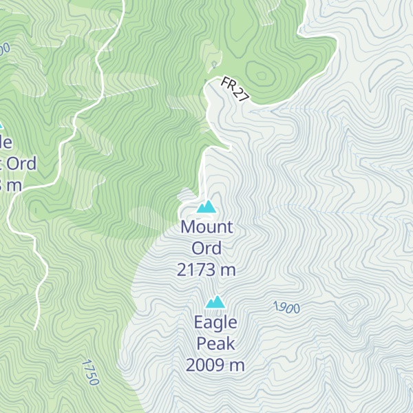 Map of Mount Ord