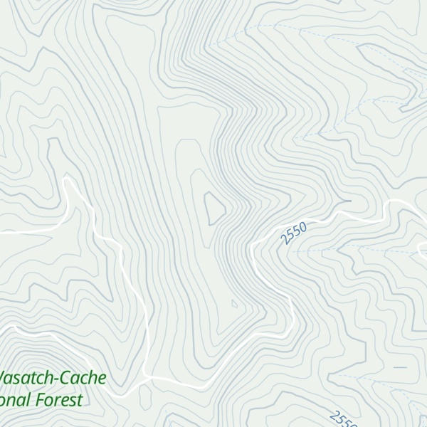 Map of Red Spur Mountain