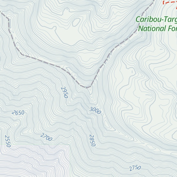 Map of Black Mountain