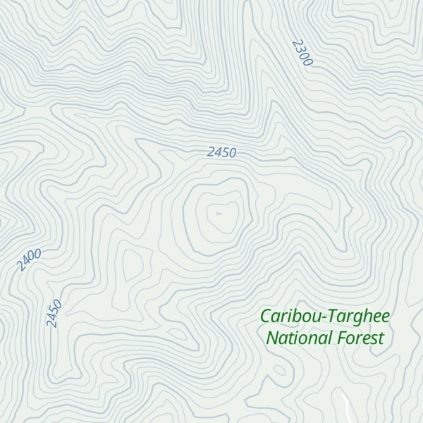 Map of Sulphur Peak