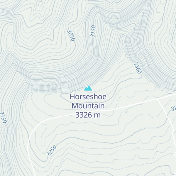 Map of Horseshoe Mountain