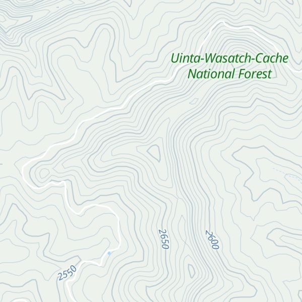 Map of Curtis Ridge