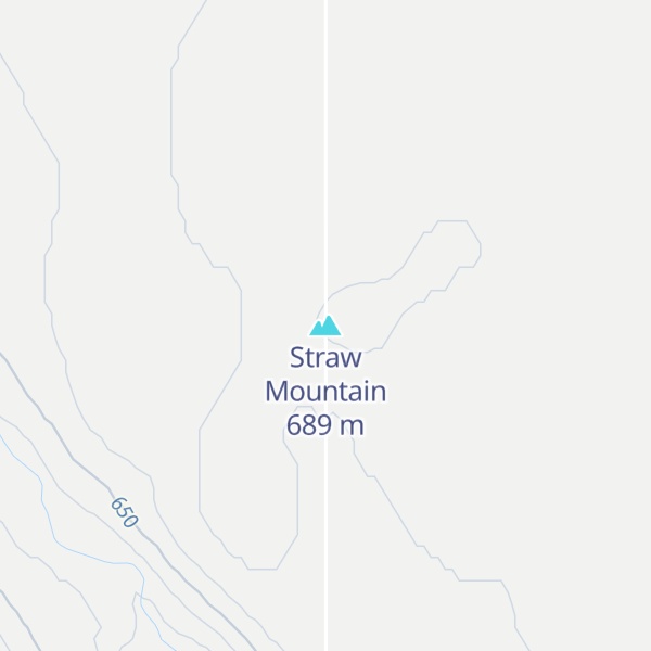 Map of Straw Mountain