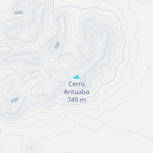 Map of Cerro Arituaba