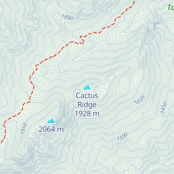Map of Cactus Ridge