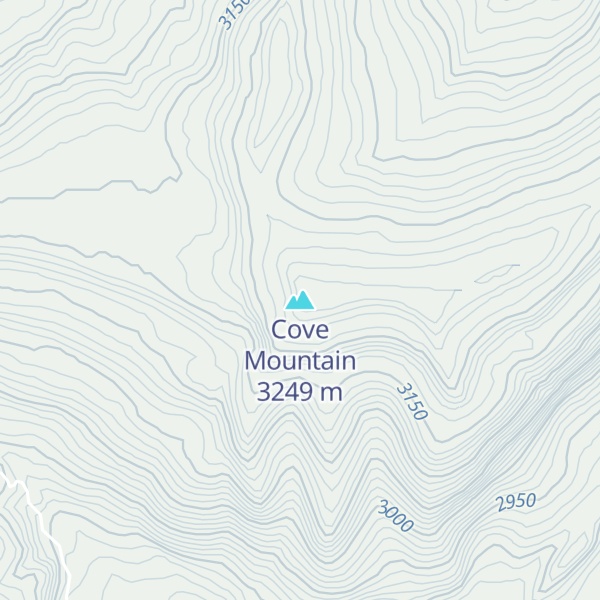 Map of Cove Mountain