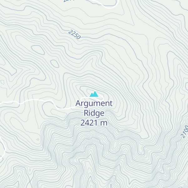 Map of Argument Ridge