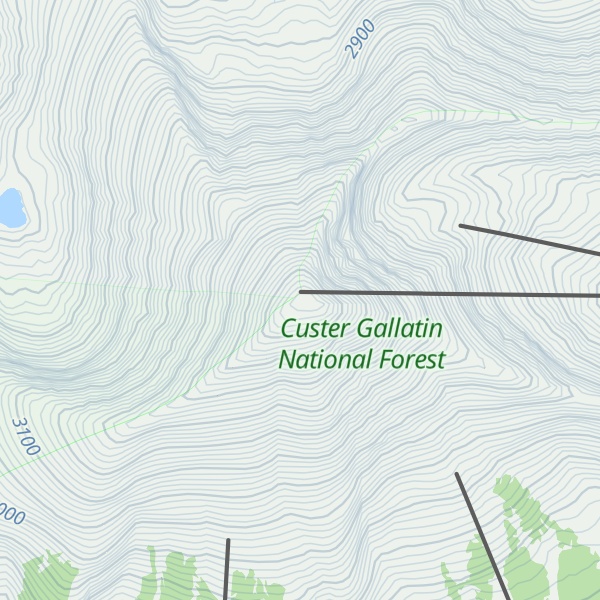 Map of Lone Mountain