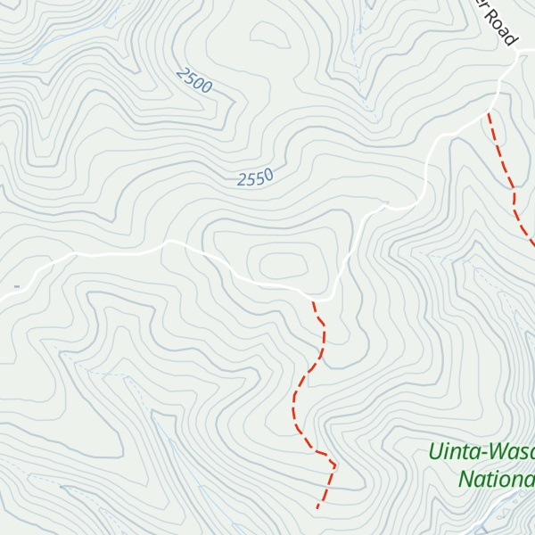 Map of Baldy Peak