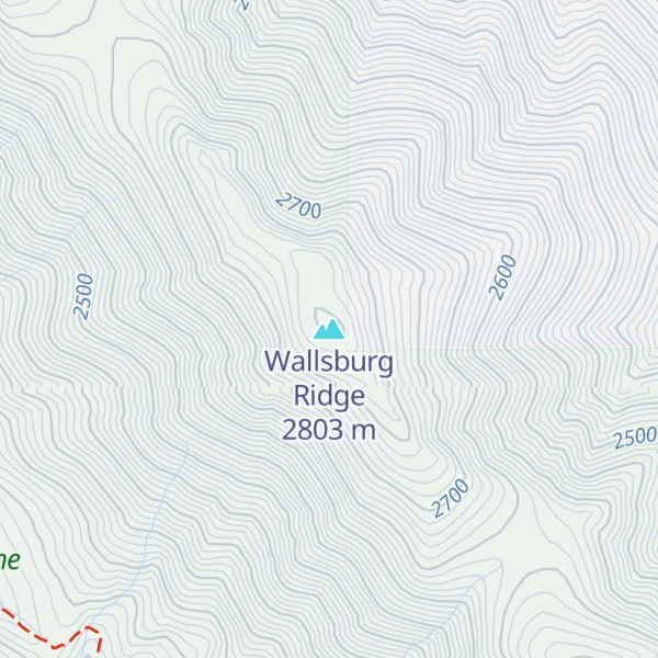 Map of Wallsburg Ridge