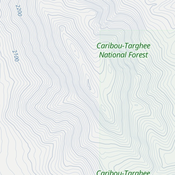 Map of Little Gray Ridge