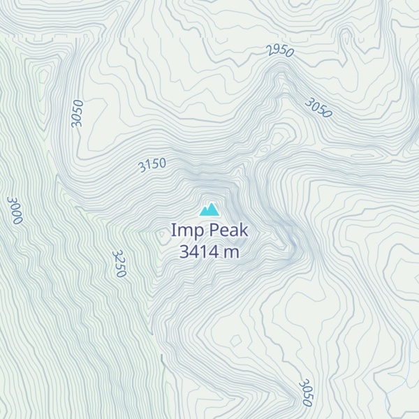Map of Imp Peak