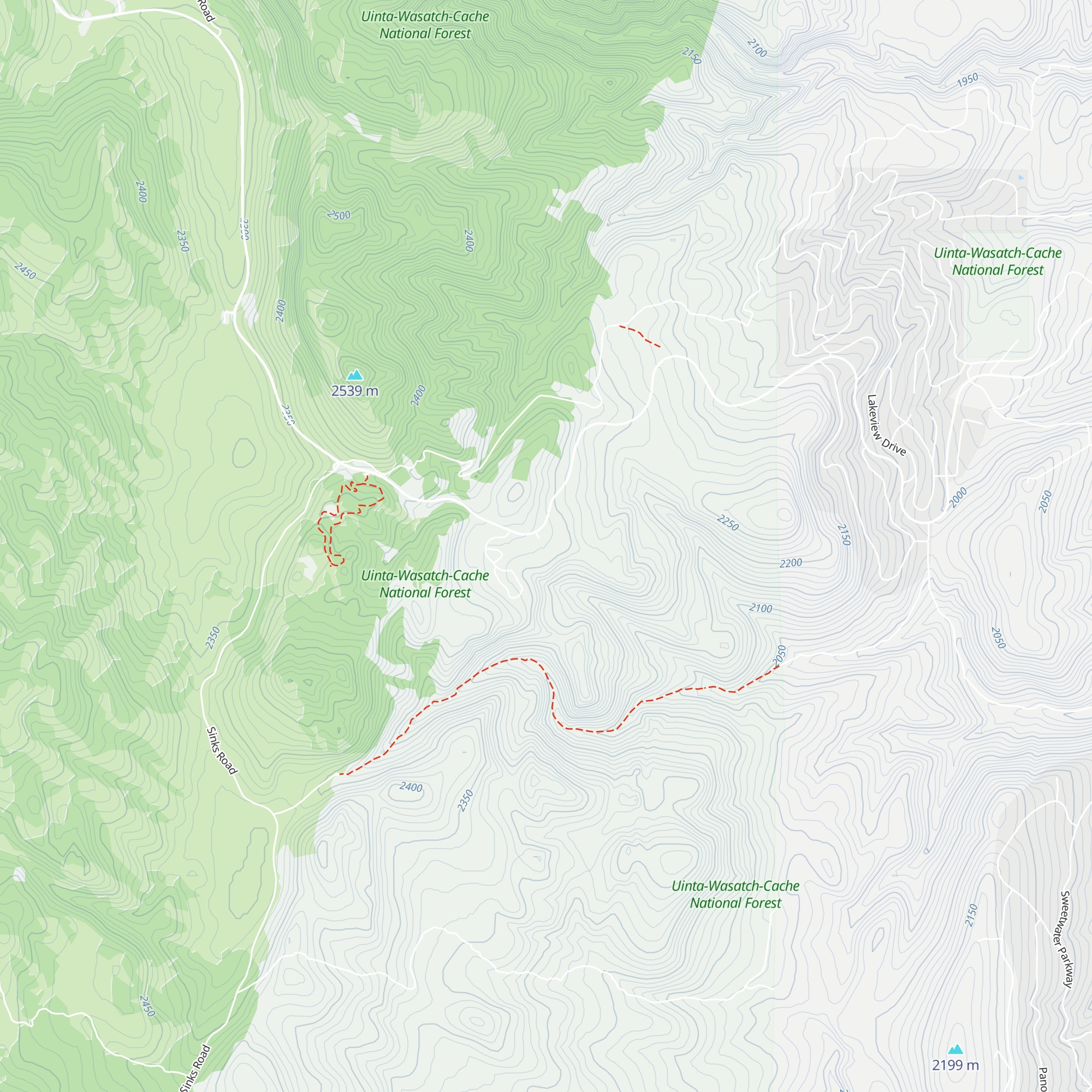 Visitors Center map