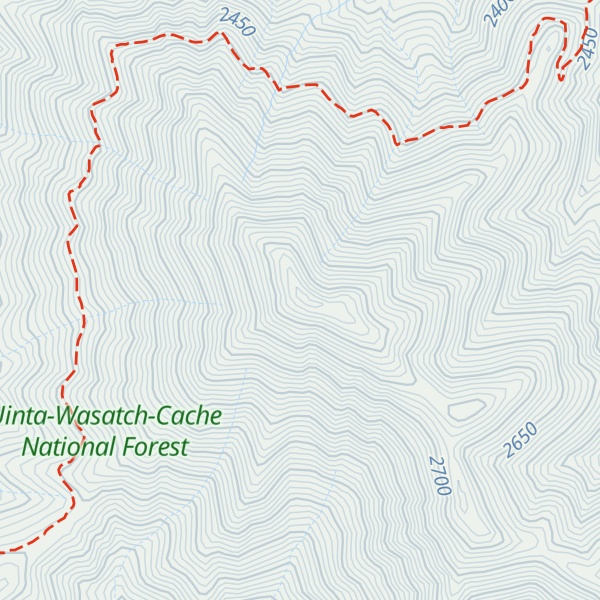 Map of Bald Knoll