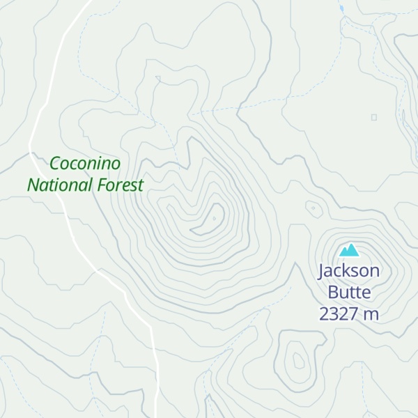 Map of Bill Back Butte