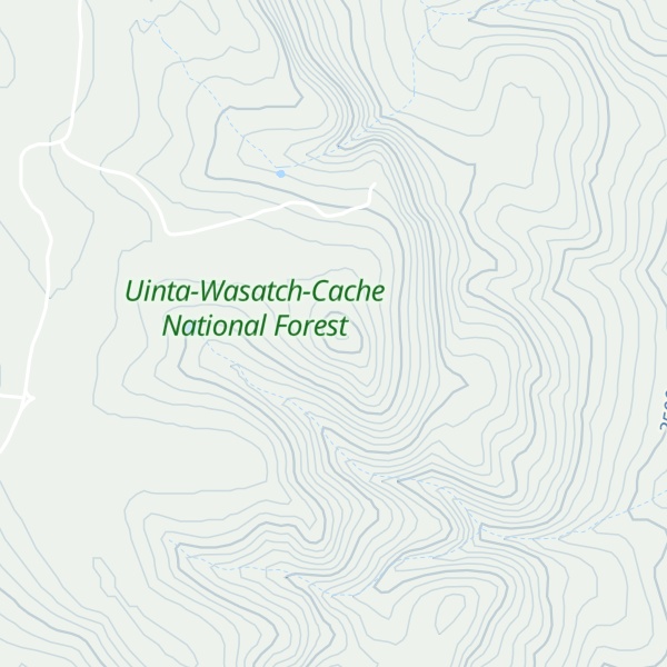 Map of Eccles Peak
