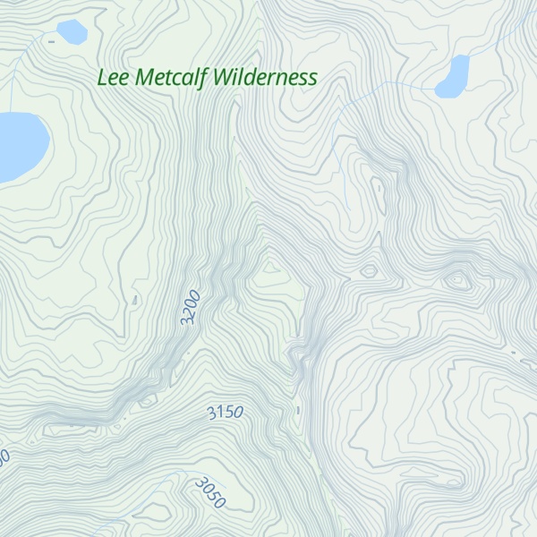 Map of Echo Peak