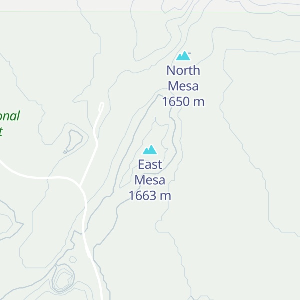 Map of East Mesa