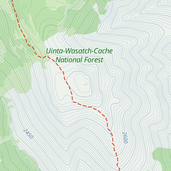 Map of Swan Peak