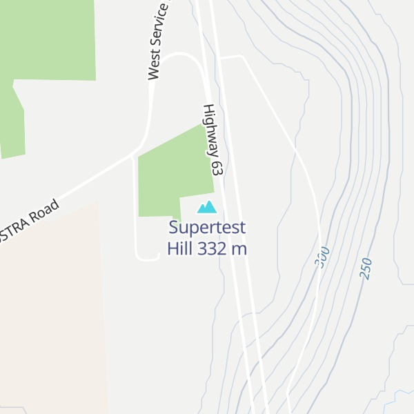 Map of Supertest Hill