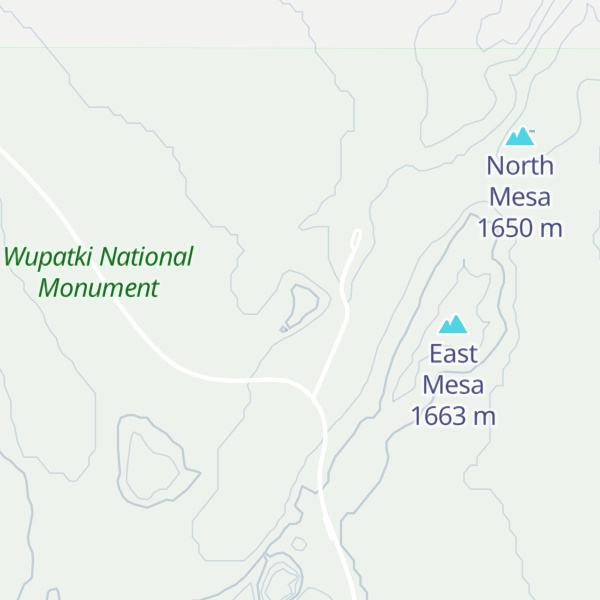 Map of Middle Mesa