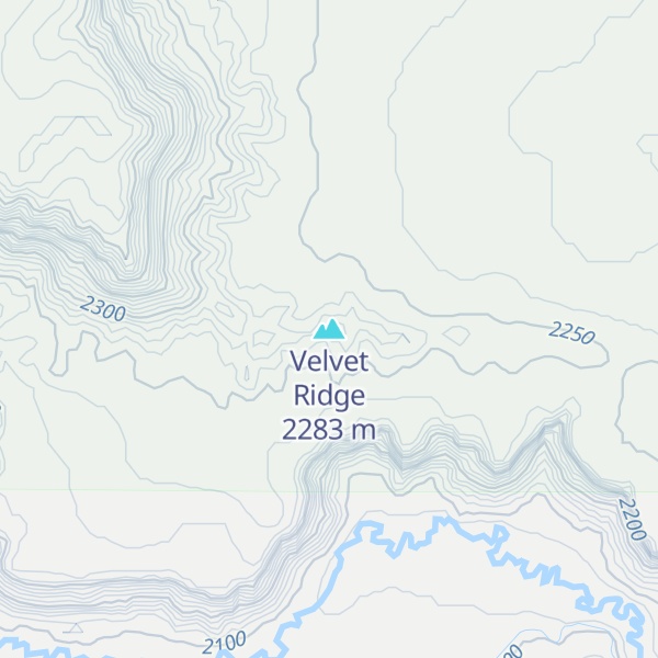 Map of Velvet Ridge