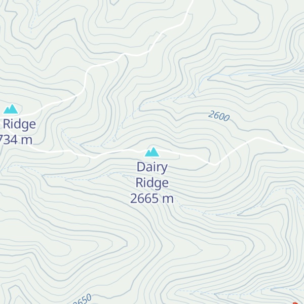 Map of Dairy Ridge