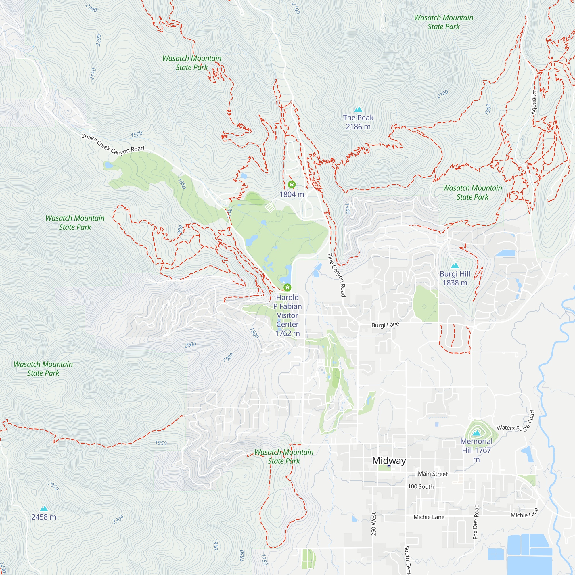 Harold P Fabian Visitor Center map