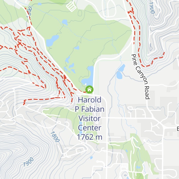 Map of Harold P Fabian Visitor Center
