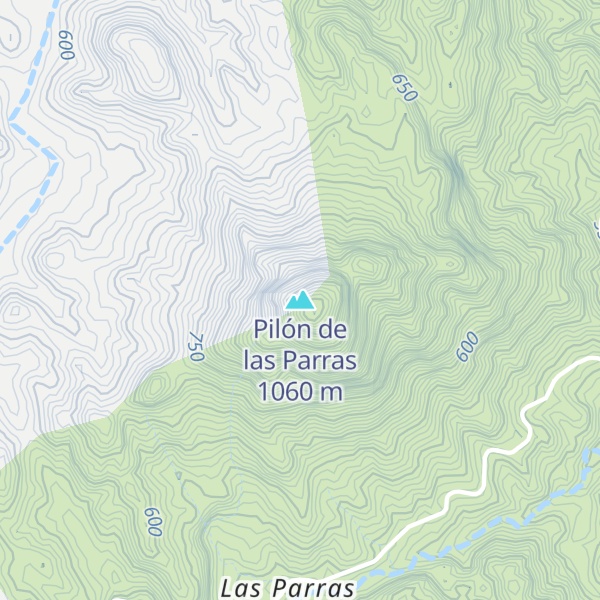 Map of Pilón de las Parras