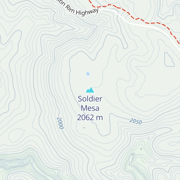 Map of Soldier Mesa