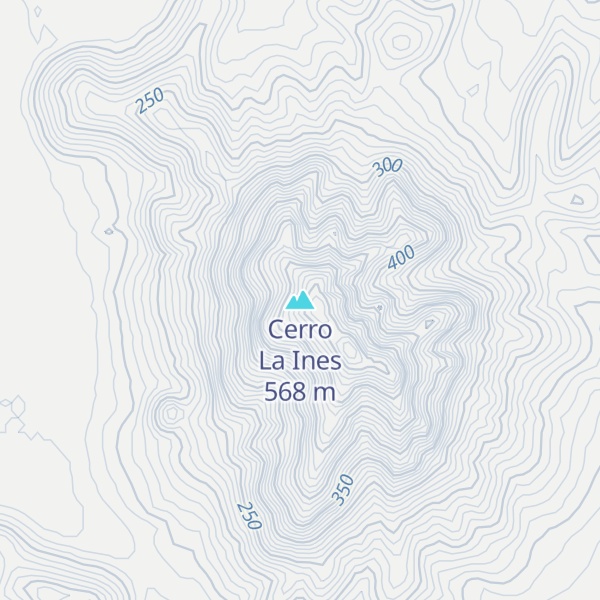 Map of Cerro La Ines