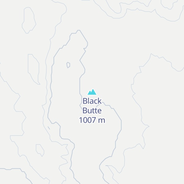 Map of Black Butte