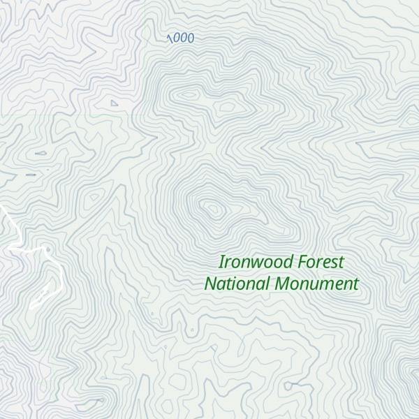 Map of Silver Bell Benchmark