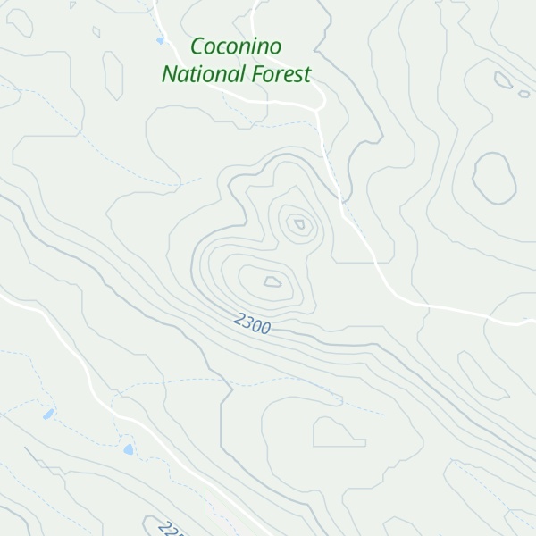 Map of Mount Nestor