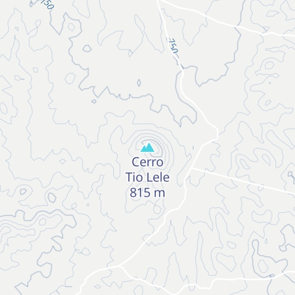 Map of Cerro Tio Lele