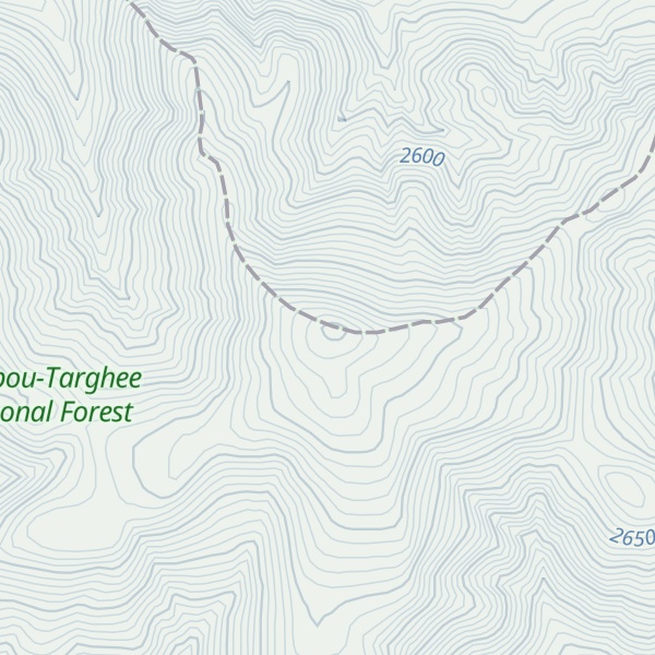 Map of Reas Peak