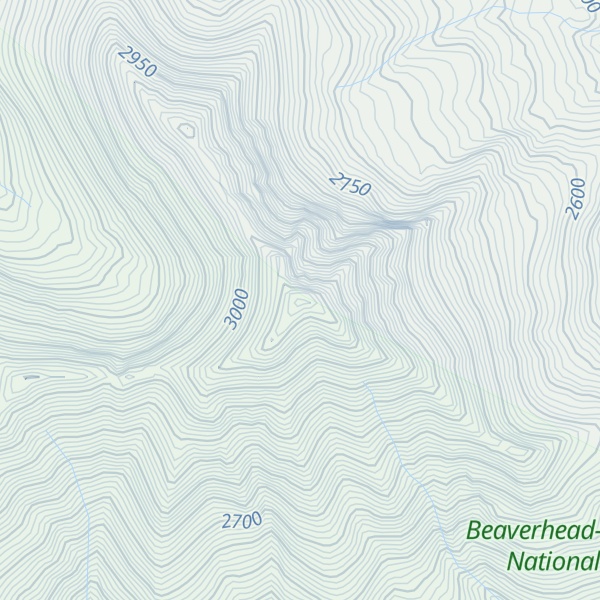Map of Fan Mountain
